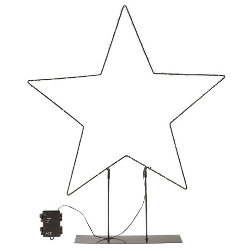 LED star standing 150 Micro LED warm white metal Ø58cm