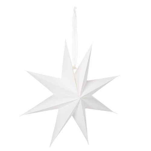 LED Star Decoration with Timer, Warm White, 38cm for Indoor and Covered Outdoor Use buy online | Floristik24.co.uk