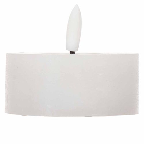 LED XL Tealight White Real Wax