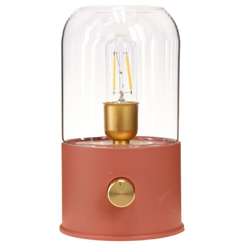 Product LED Table Lamp Retro LED Light Warm White Brown H19.5cm