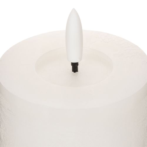LED pillar candle, flickering,