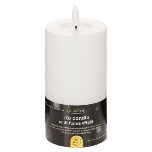LED pillar candle, flickering,