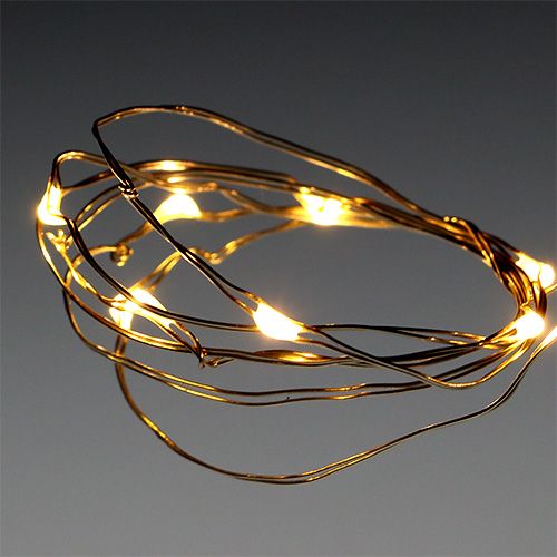 LED light chain 10er for battery warm white