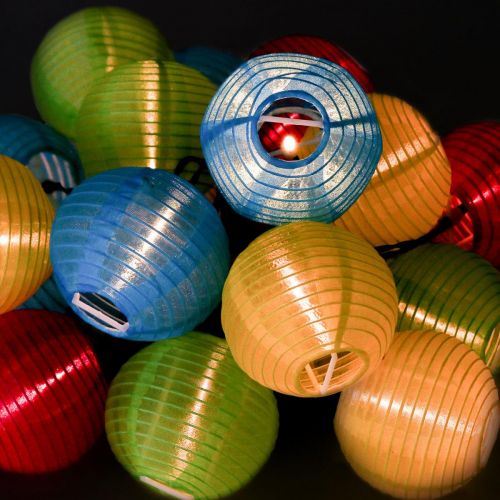 Floristik24 LED light chain light garland 20 lanterns 9.5m