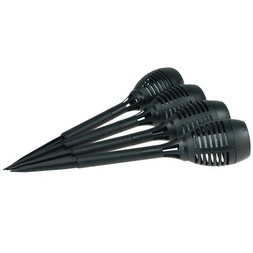 Floristik24 LED solar torches garden flame effect balcony H38cm 4 pcs