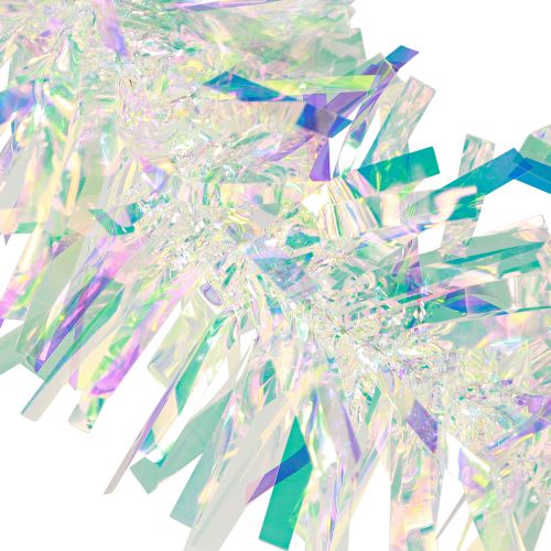Floristik24 Tinsel Garland Christmas New Year&#39;s Eve Iridescent 260cm
