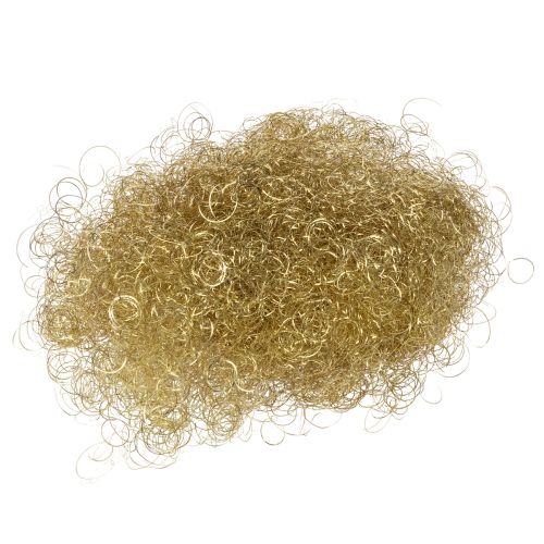Curly Metallic Gold Tinsel 50g Copper Wire for Crafts and Decoration buy online | Floristik24.co.uk