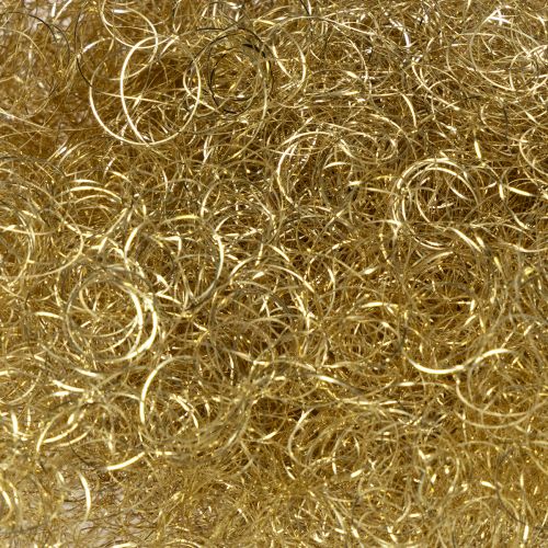 Curly Metallic Gold Tinsel 50g Copper Wire for Crafts and Decoration | Floristik24.co.uk