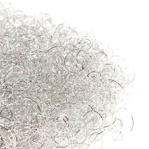 Product Tinsel curled silver 50g