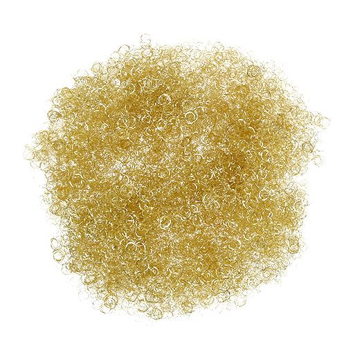 Tinsel metallic curly gold 50g