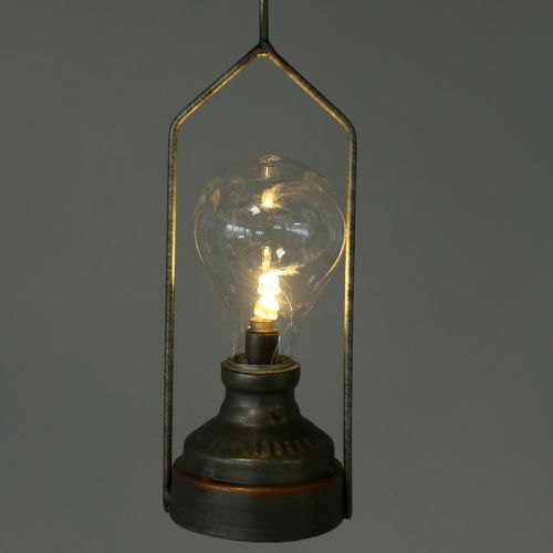 Floristik24 Decorative lamp with hook Ø7cm H39cm