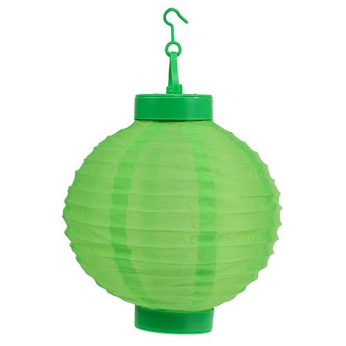 Floristik24 Lampion LED with solar 20cm green