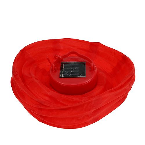 Product Lampion LED with solar 20cm red