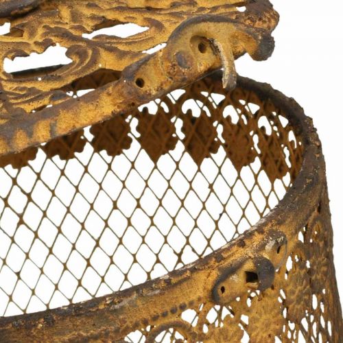 Floristik24 Lantern rust look garden decoration summer Ø15.5/19.5cm H29/36cm set of 2