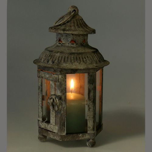 Product Antique lantern round H23cm