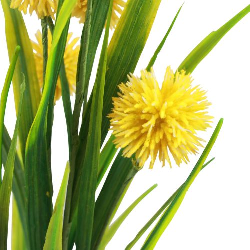 Product Artificial flowers ball flower allium ornamental onion artificial yellow 45cm