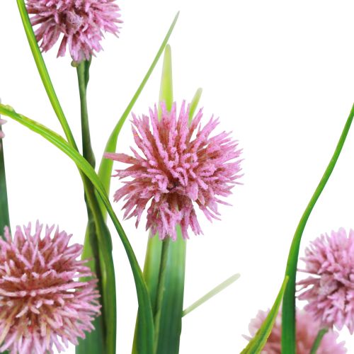 Product Artificial flowers ball flower allium ornamental onion artificial pink 45cm