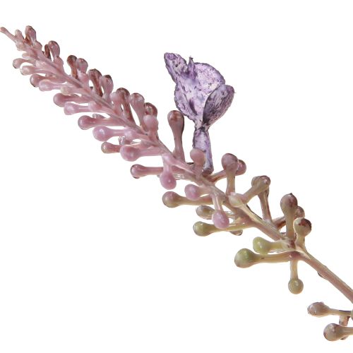 Product Lavender artificial herbs on a stem with 7 branches 40cm 3pcs