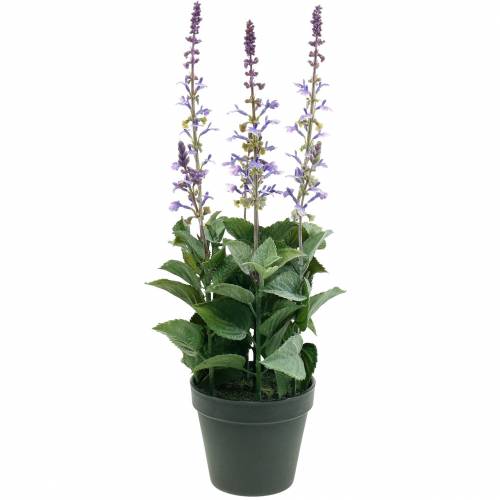 Decorative lavender plant, Mediterranean lavender pot, purple artificial flower