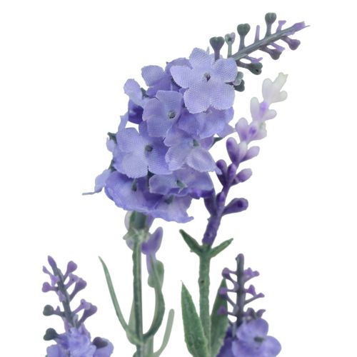 Product Lavender in Pot Artificial Purple Pink Light Purple H26cm 3pcs