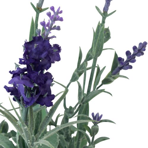 Product Lavender in Pot Artificial Purple Pink Light Purple H26cm 3pcs