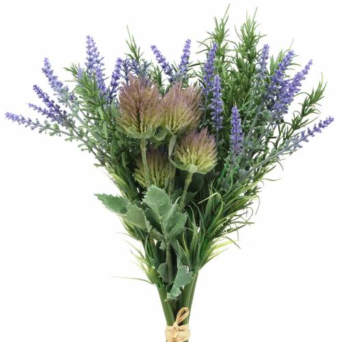 Floristik24 Herb bundle lavender, rosemary, thistle 40cm