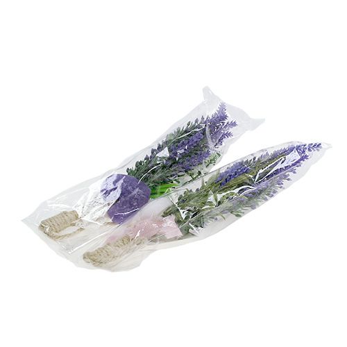 Floristik24 Lavender bush with heart 25cm ass. 2pcs