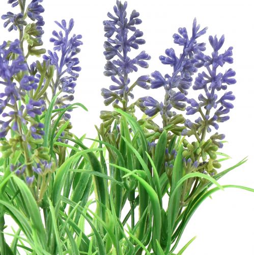 Product Artificial Lavender Decoration Lavender Branches Pick Purple 33cm 4pcs