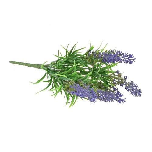 Product Artificial Lavender Decoration Lavender Branches Pick Purple 33cm 4pcs