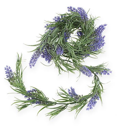 Floristik24 Lavender garland violet 175cm