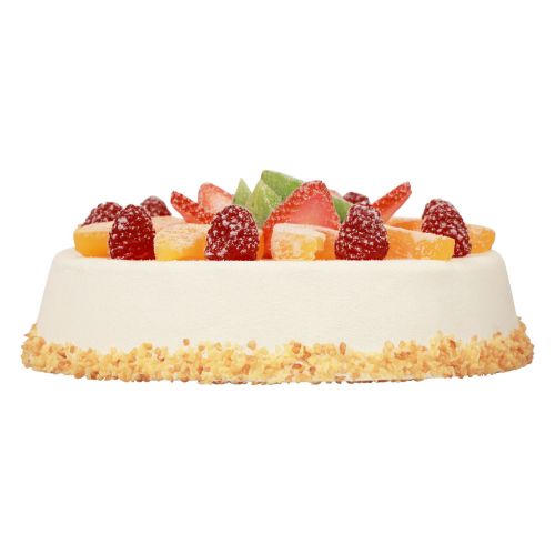 Floristik24 Food dummy, artificial cake with fruits Ø23cm H8.5cm