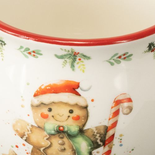 Product Gingerbread man mug ceramic Christmas mug H9.5cm