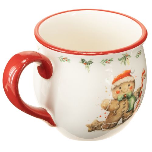Product Gingerbread man mug ceramic Christmas mug H9.5cm