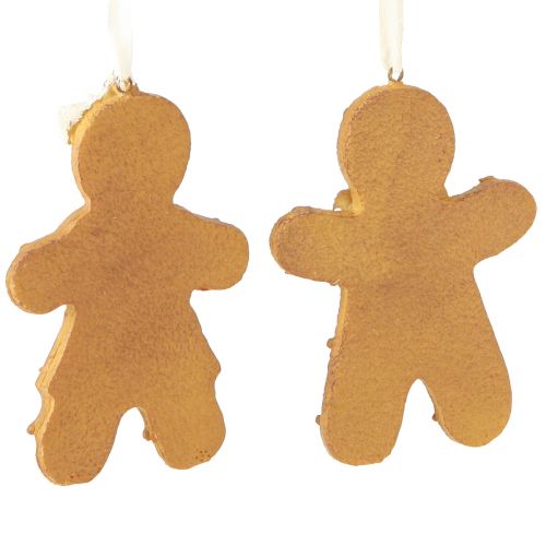 Product Gingerbread man decoration gingerbread woman for hanging H10.5cm 4pcs