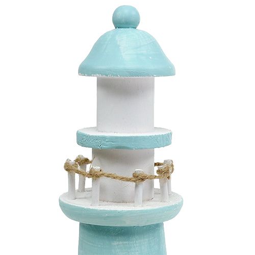 Floristik24 Lighthouse Ø10cm H30cm blue-white