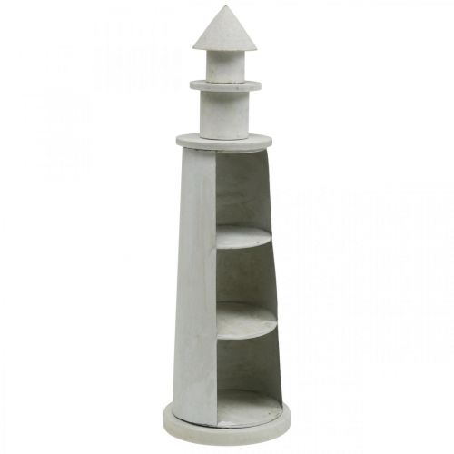 Product Lighthouse Shabby Chic Cream Maritime Deco Ø13cm H41.5cm