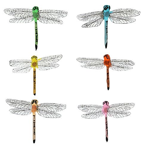 Floristik24 Dragonflies on the clip 6,5cm x 8,5cm 12pcs