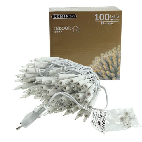 Product Light chain mini 100 15m for indoor use white/clear