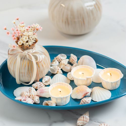 Product Tealight in paper sleeve for festive occasions and atmospheric moments Light One 4cm 50pcs