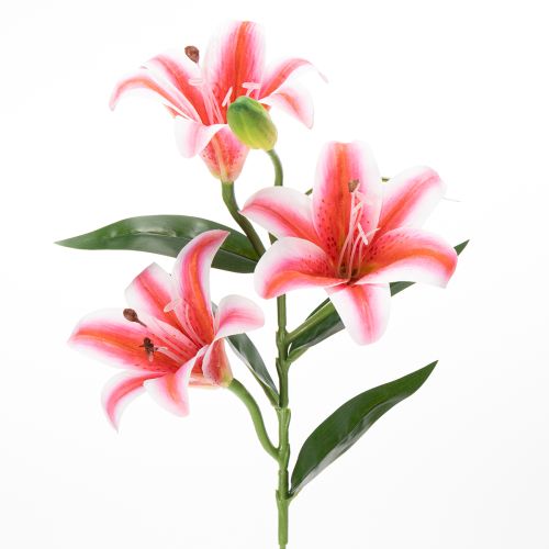 Artificial lily for stylish living room decoration and realistic appearance, 67cm, 2 pieces