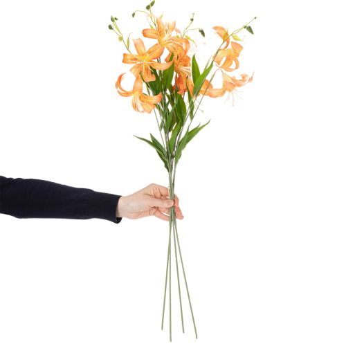 Product Artificial lilies, decoration for weddings and events, 77cm, 4 pieces