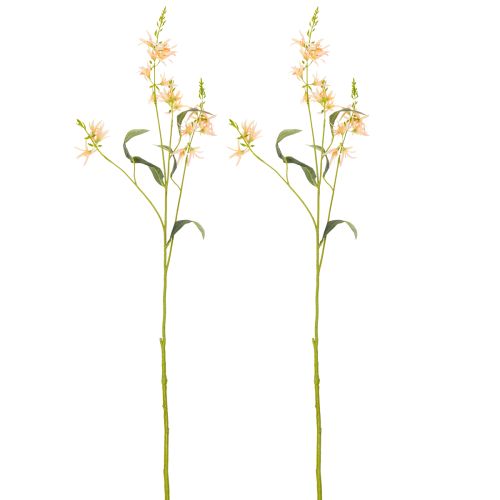 Product Artificial lily with long stem, artificial flower, wedding room accent decoration, 110cm, 2 pieces