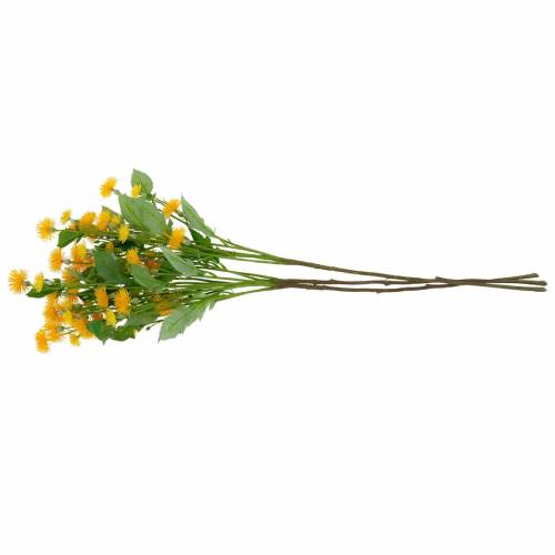 Floristik24 Wild dandelion artificial silk flowers Artificial meadow flowers 3pcs