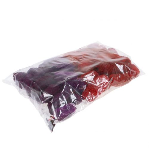 Floristik24 Luffa assorted purple, wine red 9cm - 12cm 50pcs