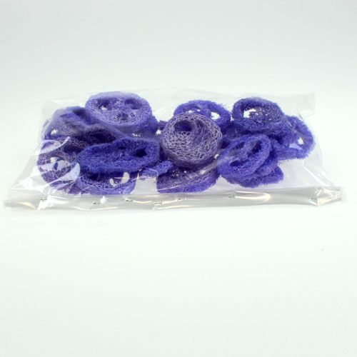 Floristik24 Luffa Discs Light Purple 25 pcs