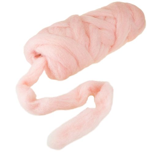 Product Lunte Pink Wool Lunte Natural Wool Waterproof Colorfast 5cm 10m