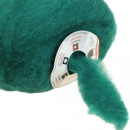 Product Wool cord wool fuse felt cord dark green 10m