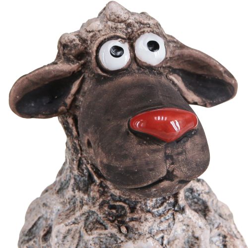 Product Funny Decoration Sheep Easter Edge Stool Brown H15cm 3 Pcs