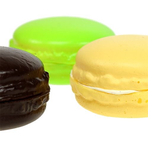 Product Decorative Macaron meringue pastry colorful assorted 5cm 8 pcs