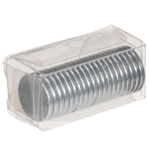 Round Metal Magnets for Candle Holders and Metal Trays, 1cm, Silver, Set of 20 | Floristik24.co.uk